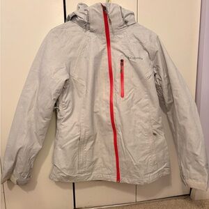 Women’s Columbia Interchange Jacket - White/Red
